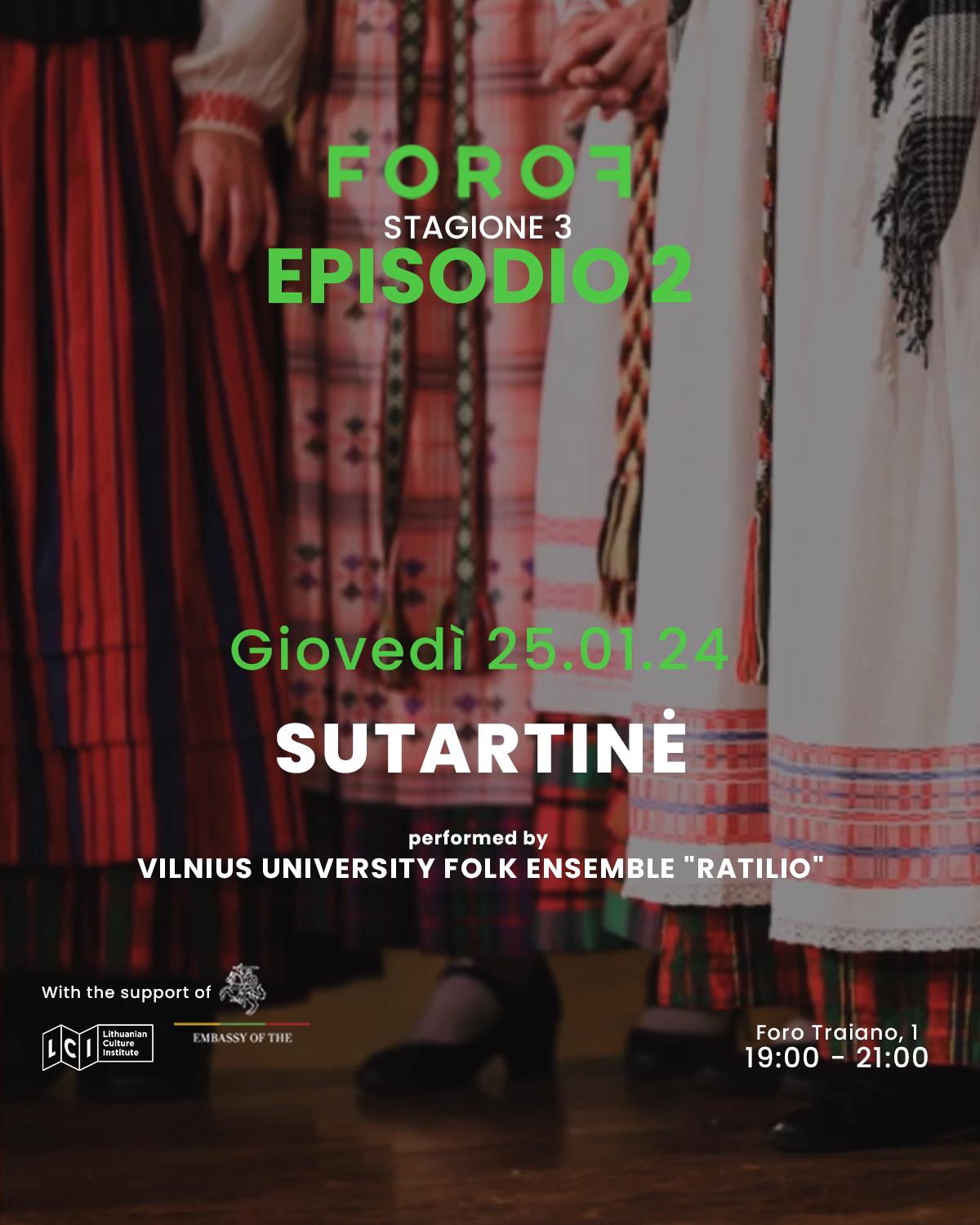 Episodio 2: SUTARTINE