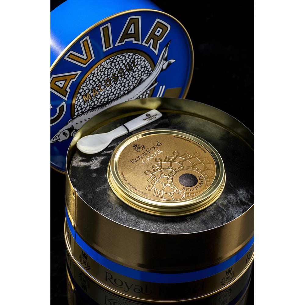 LATTA ORIGINALE CON 100 GR CAVIALE BELUGA*IN