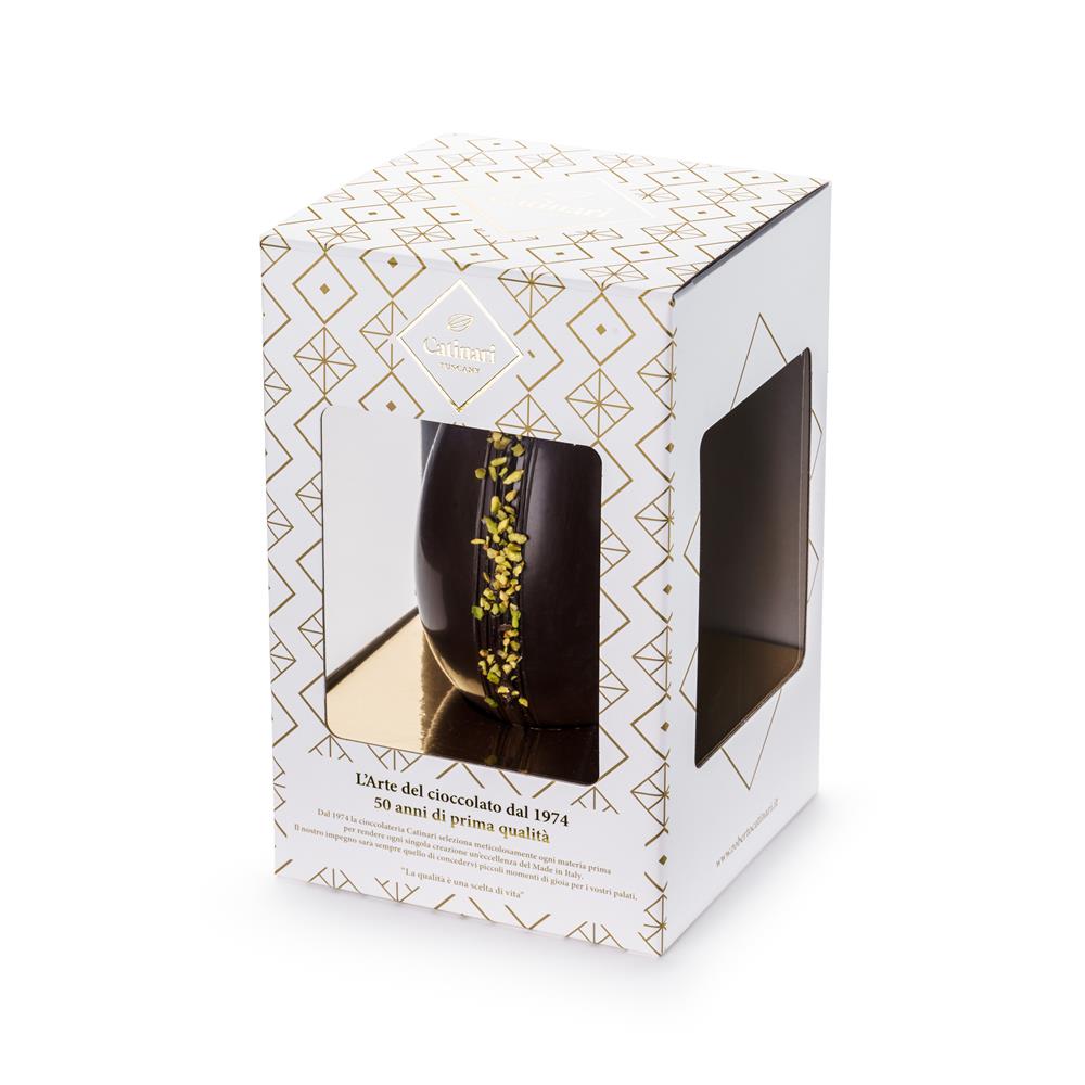 Pistachio Cream Chocolate Artisanal Gourmet Catinari Easter Egg 280g
