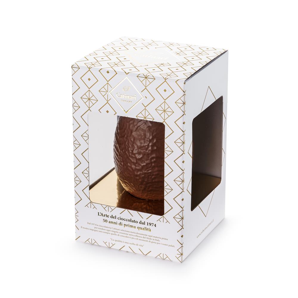 Uovo di Pasqua Classico Artigianale Gourmet Catinari Cioccolato al Latte 320g