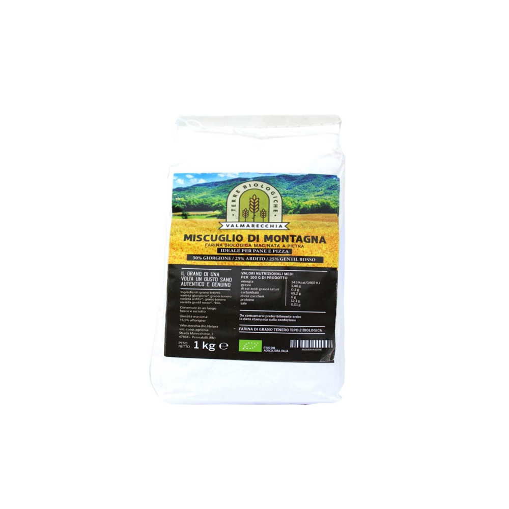 Organic stone-ground flour Miscuglio di Montagna 