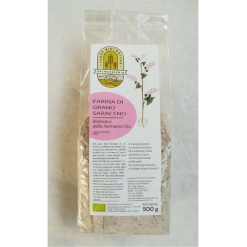 Organic stone-ground buckwheat flour