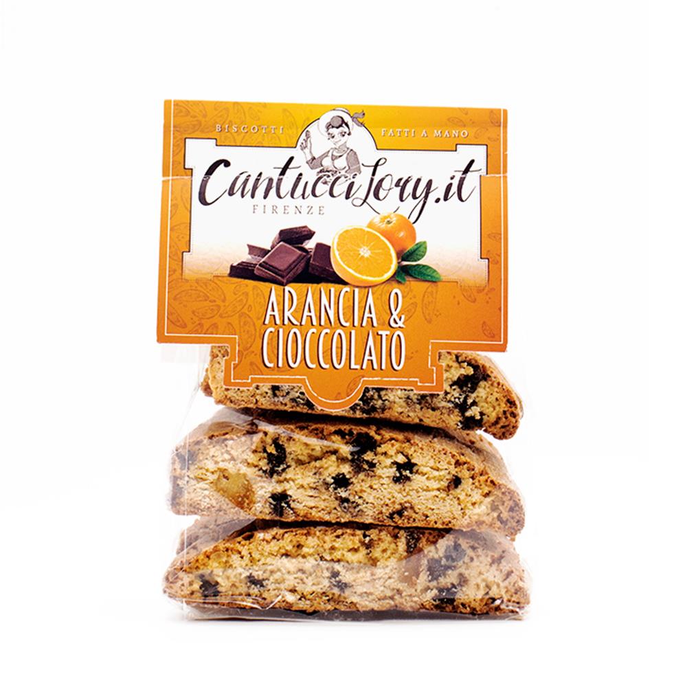  Cantuccio Orange and artisanal chocolate 200gr - Cantucci Lory