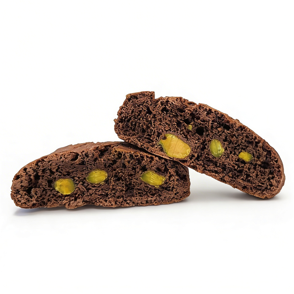 Cantucci al Cacao e Pistacchio