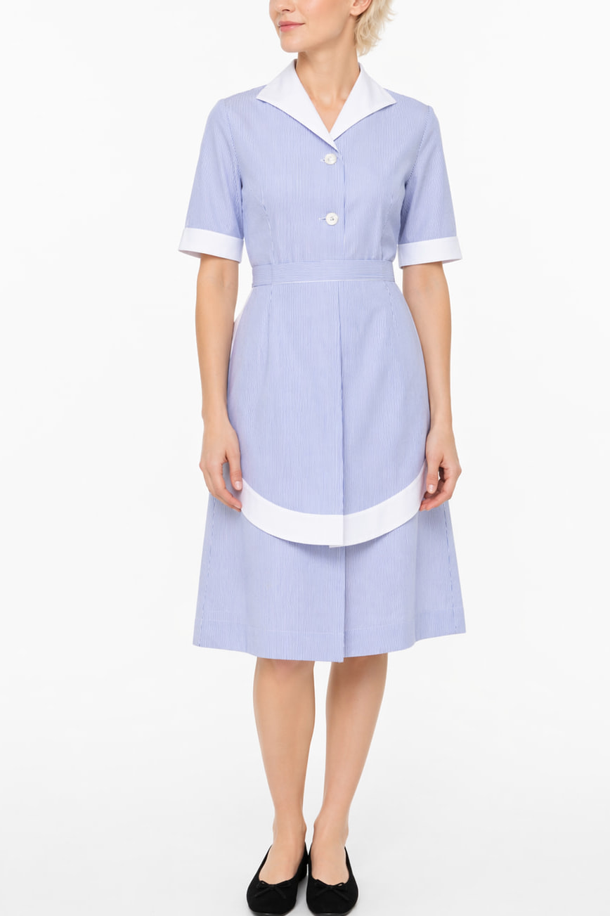 Vestito Mary riga blu COD.26VU50