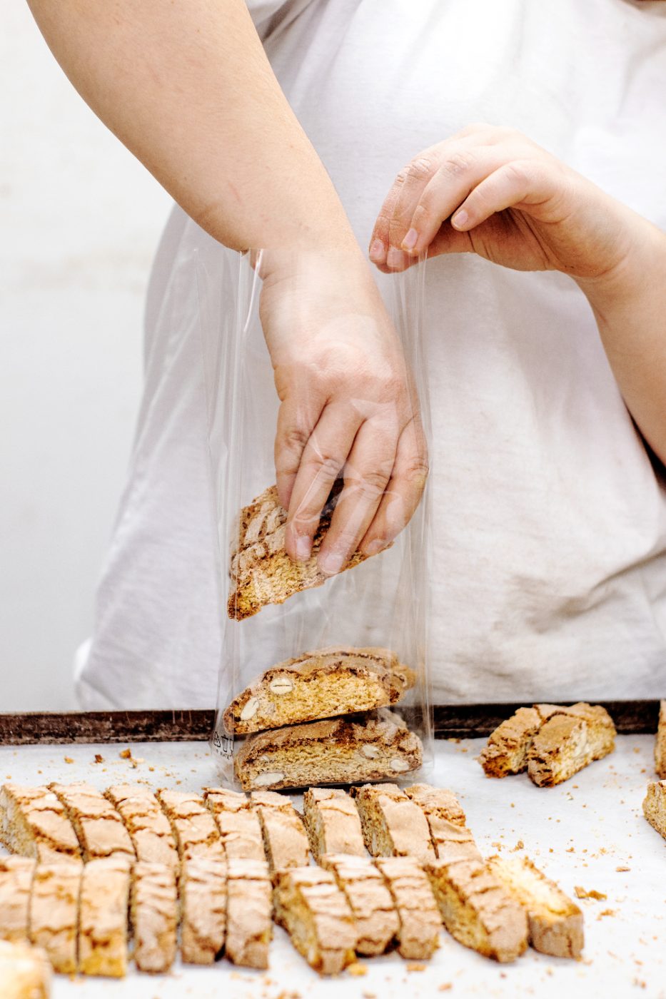 Cantucci pistacchio e cioccolato