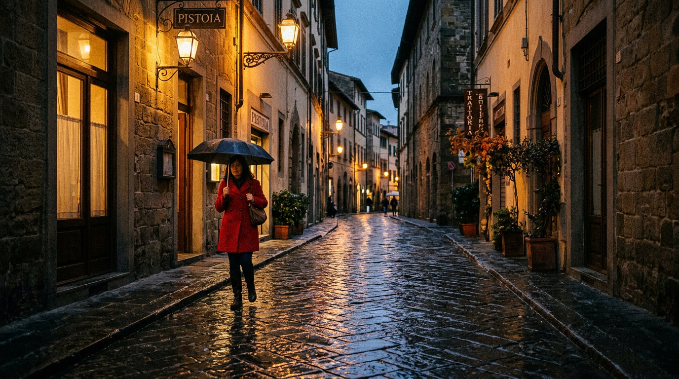 Pistoia dopo la pioggia