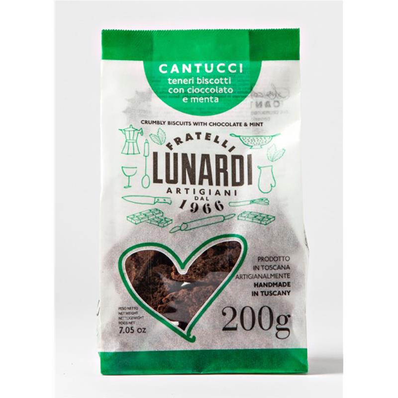 Biscotti con cioccolato e menta