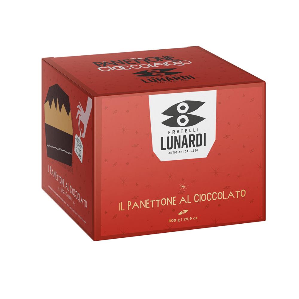 Panettone al cioccolato e gianduia - 800g