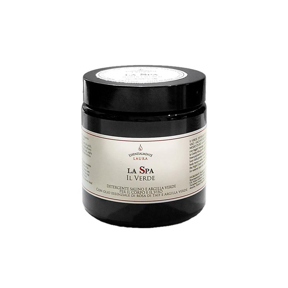 IL VERDE - DETERGENTE SALINO E  ARGILLA VERDE PER IL CORPO E IL VISO 100 ml