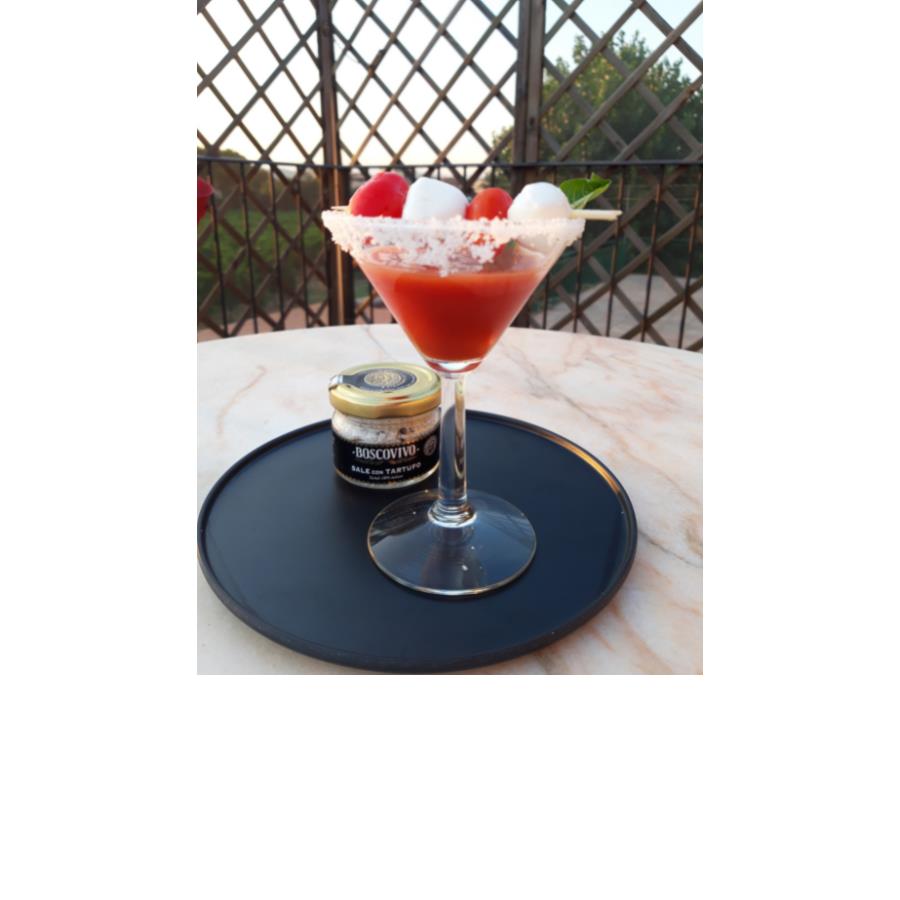 Cocktail Caprese con profumo di tartufo