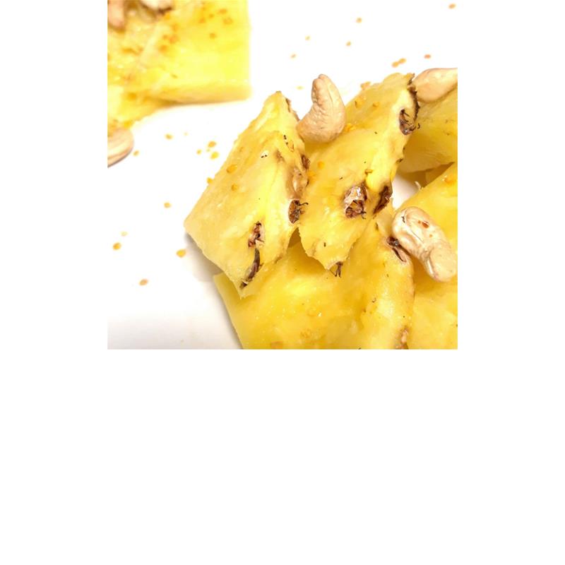 Grilled Pineapple with Honey and Saffron