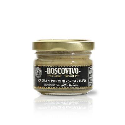 Crema di Porcini con Tartufo Bianchetto Tuber albidum Pico 50g