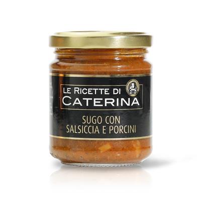 Sauce with sausage meat and porcini mushrooms 180g