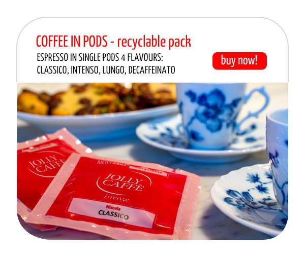 Acquista l'espresso in cialde monoporzione in 4 gusti