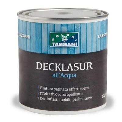 Decklasur all'acqua finitura satinata effetto cera