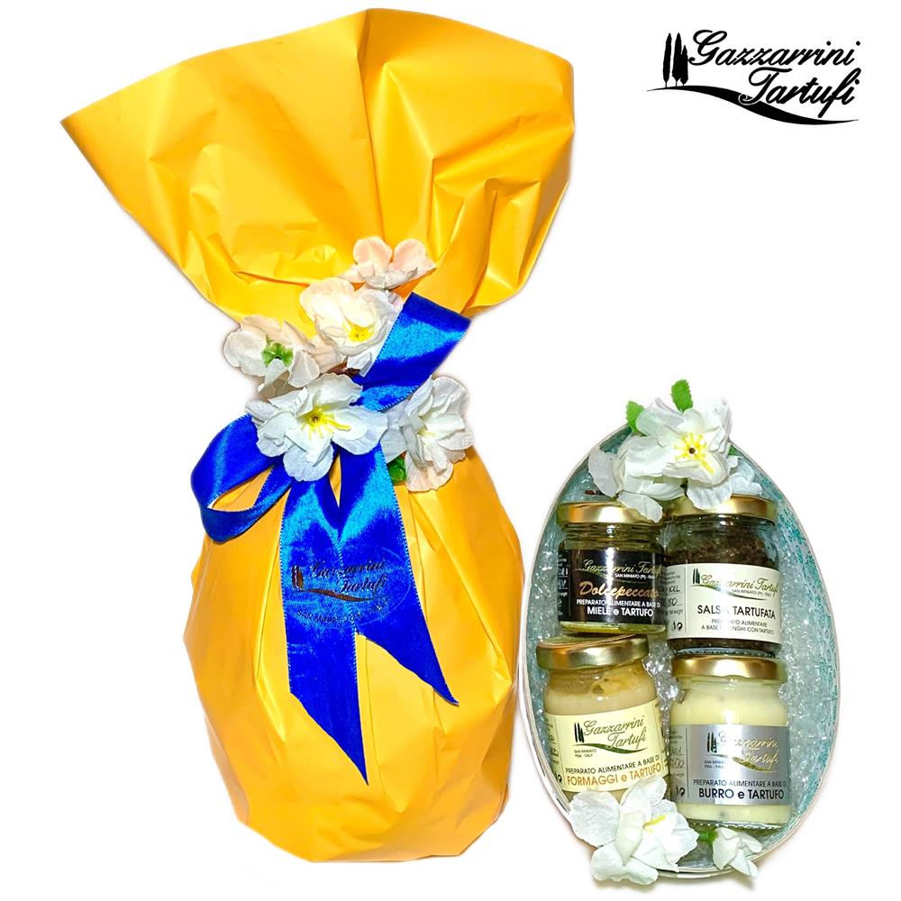 Uovo di Pasqua Gazzarrini Tartufi - Arancio